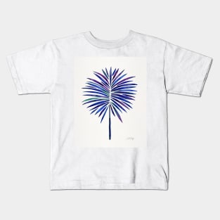 fan palm indigo Kids T-Shirt